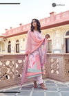 The Zen By Sadhana Pure Lilen Digital Printed Designer Salwar Suits Wholesale Market In Surat
